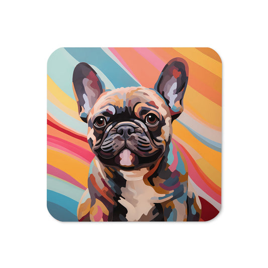 Retro Frenchie Coaster