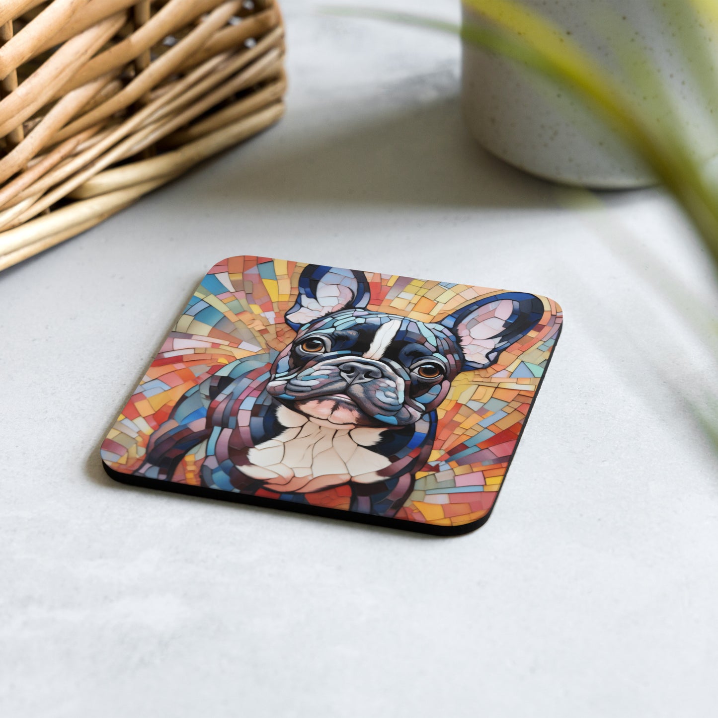 Mosaic Brindle Coaster