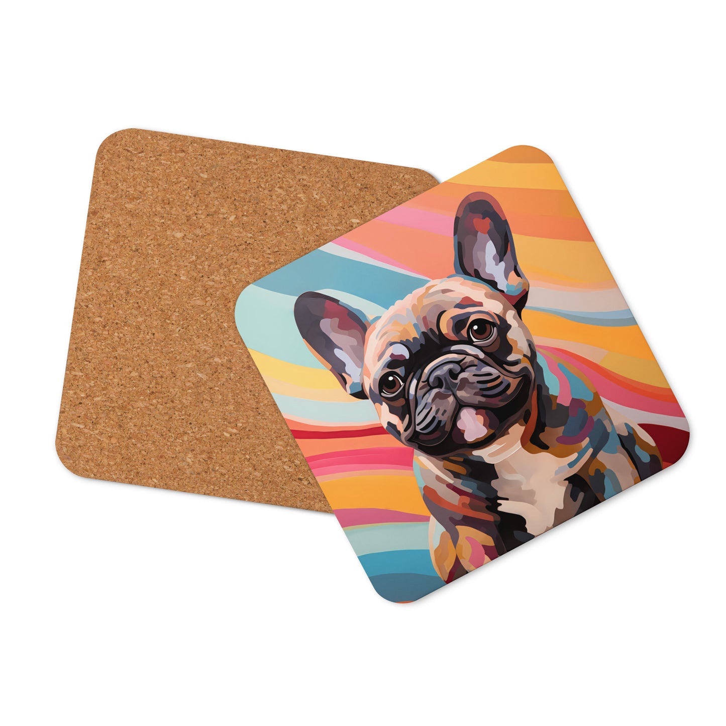 Retro Frenchie Coaster