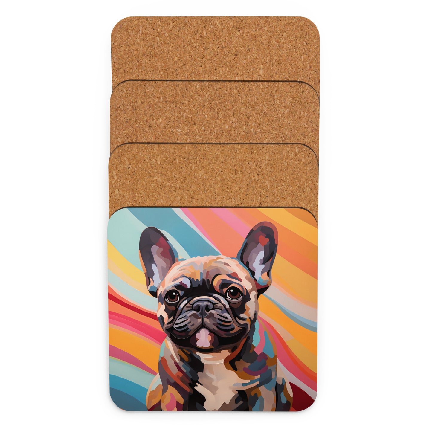 Retro Frenchie Coaster