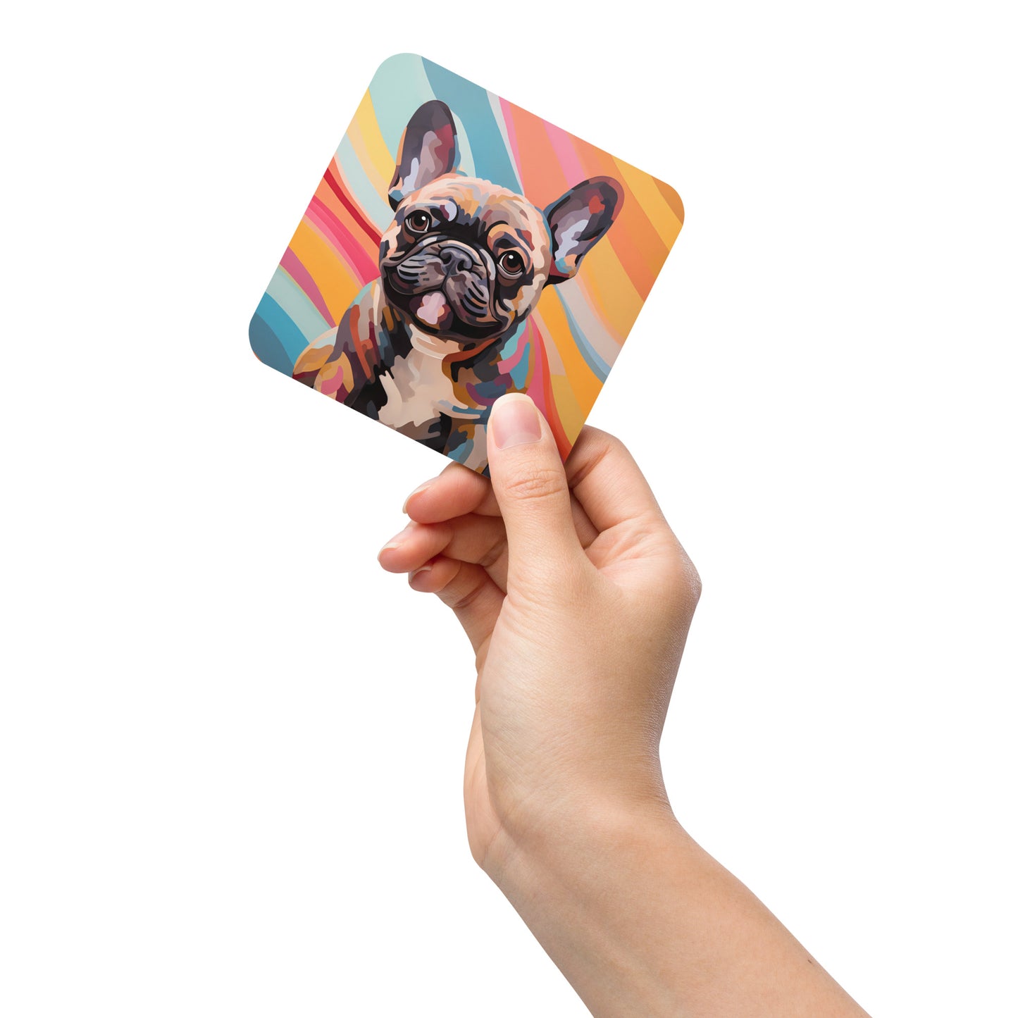 Retro Frenchie Coaster