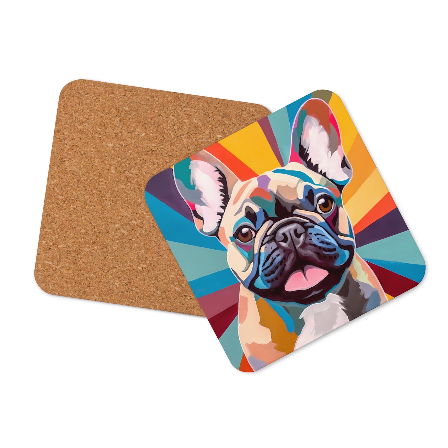 Starburst Frenchie Coaster