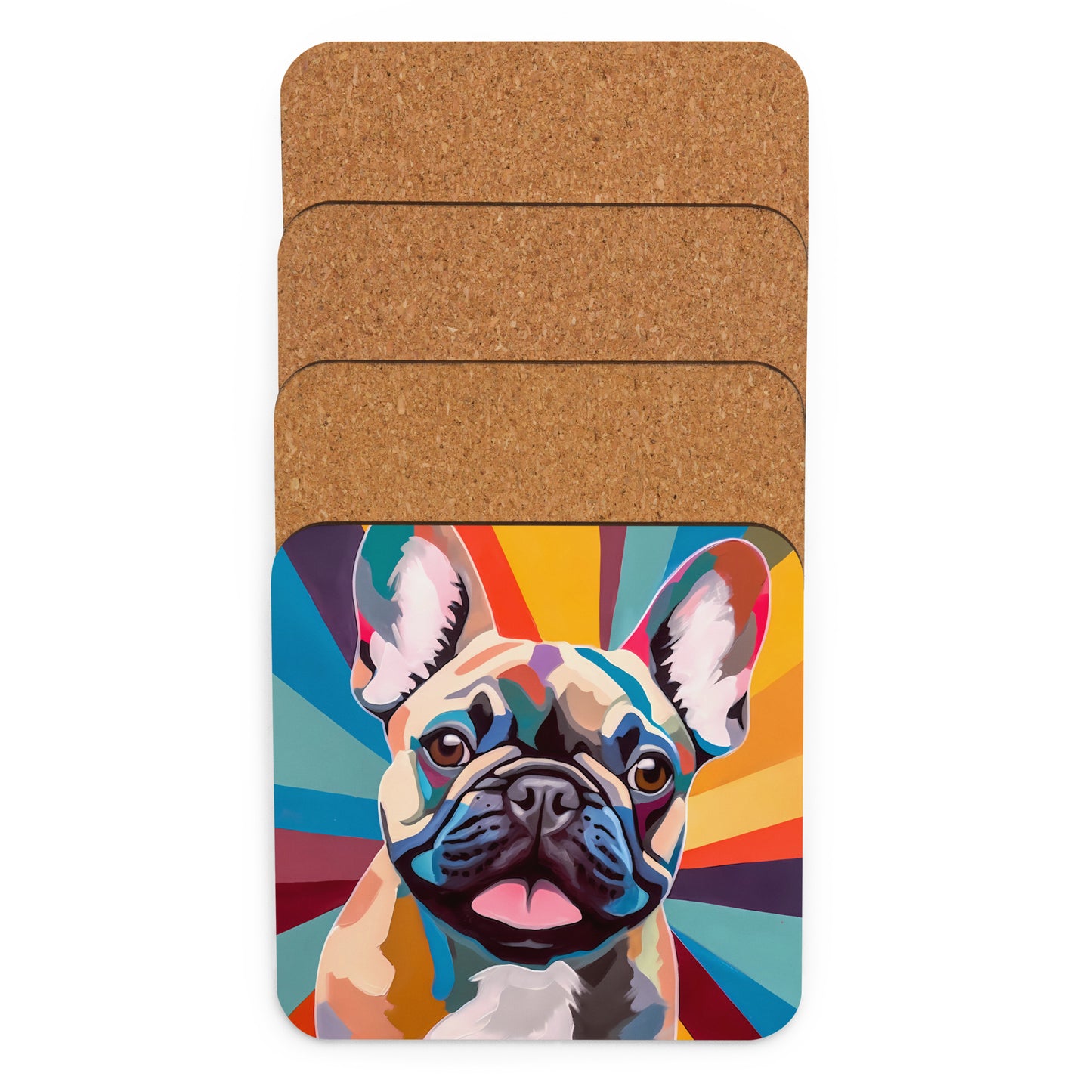 Starburst Frenchie Coaster