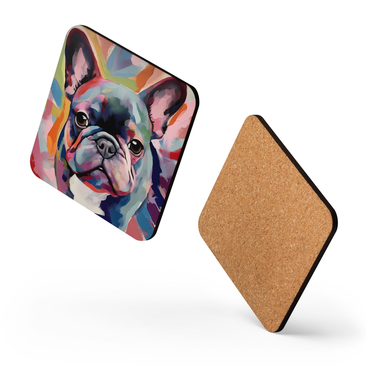 Watercolor Frenchie Coaster