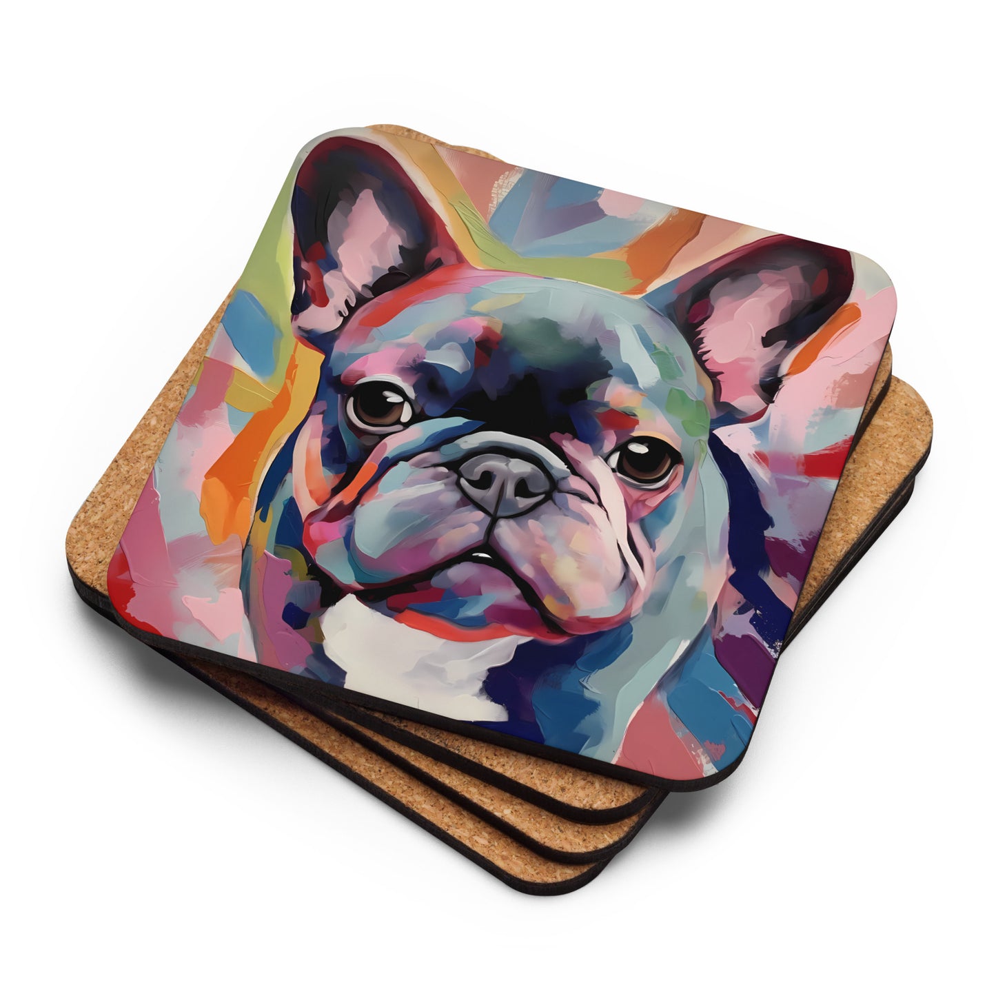 Watercolor Frenchie Coaster