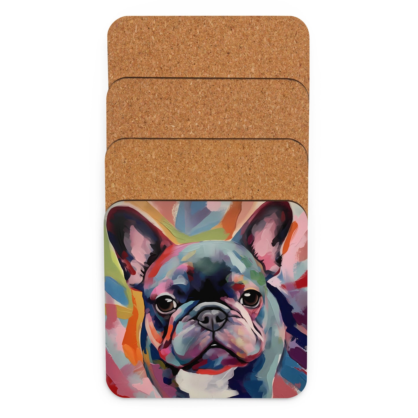 Watercolor Frenchie Coaster
