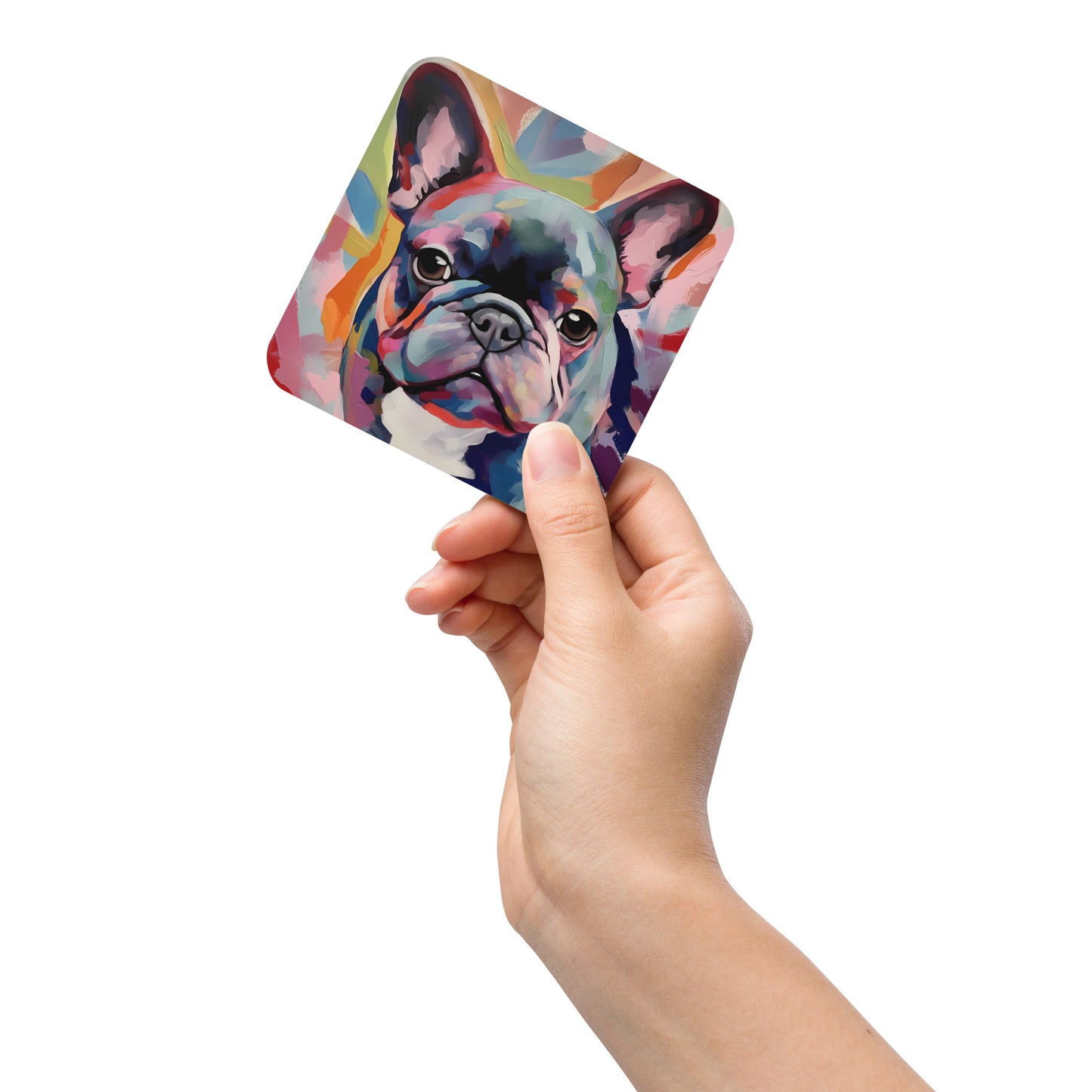 Watercolor Frenchie Coaster