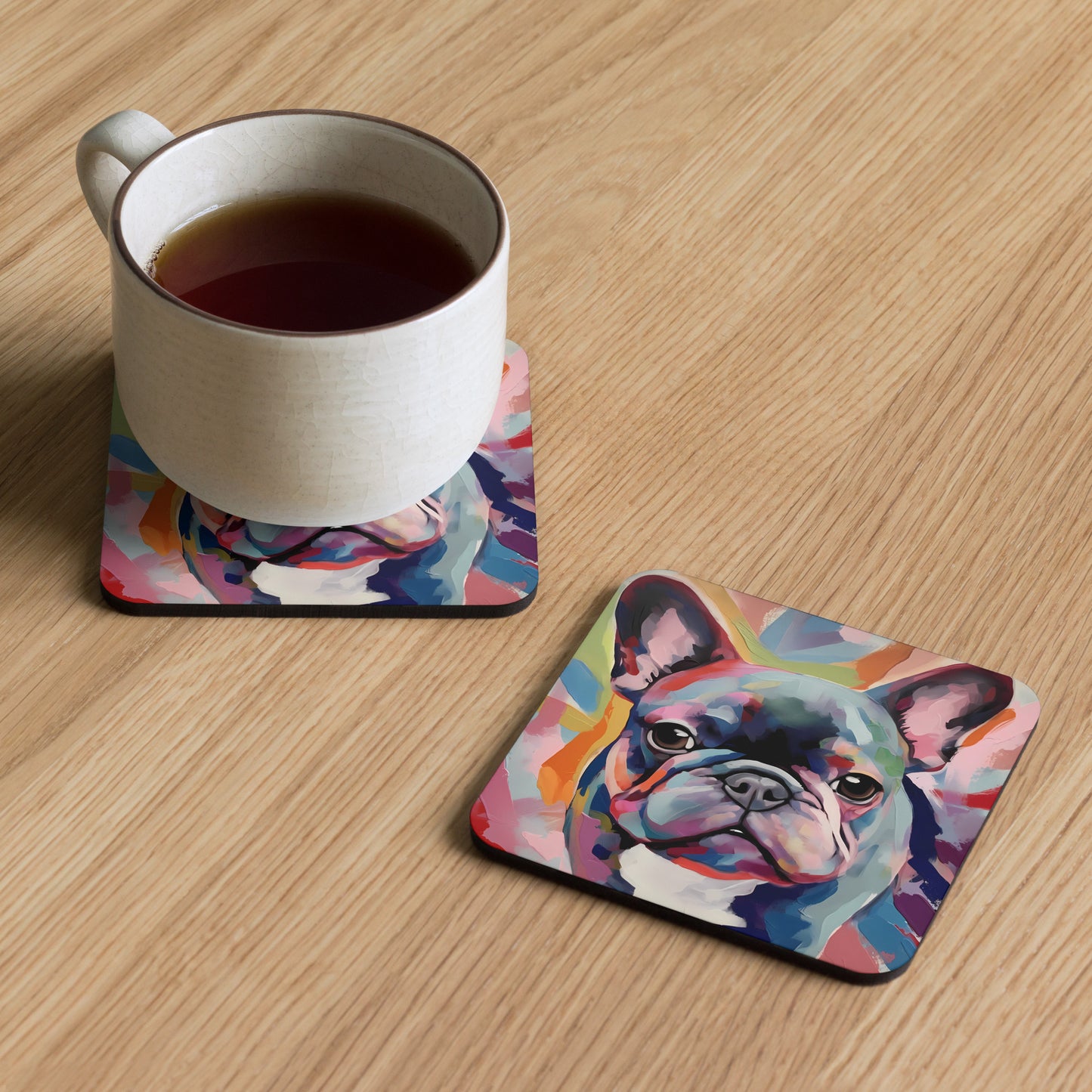 Watercolor Frenchie Coaster