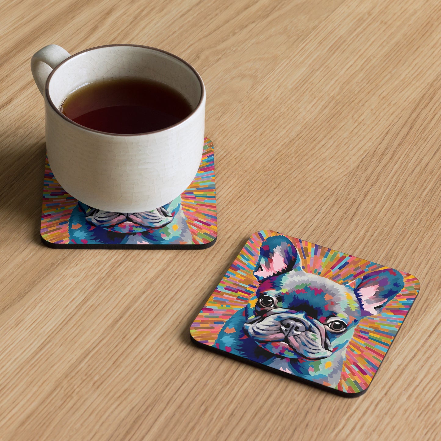 Starburst Frenchie Coaster