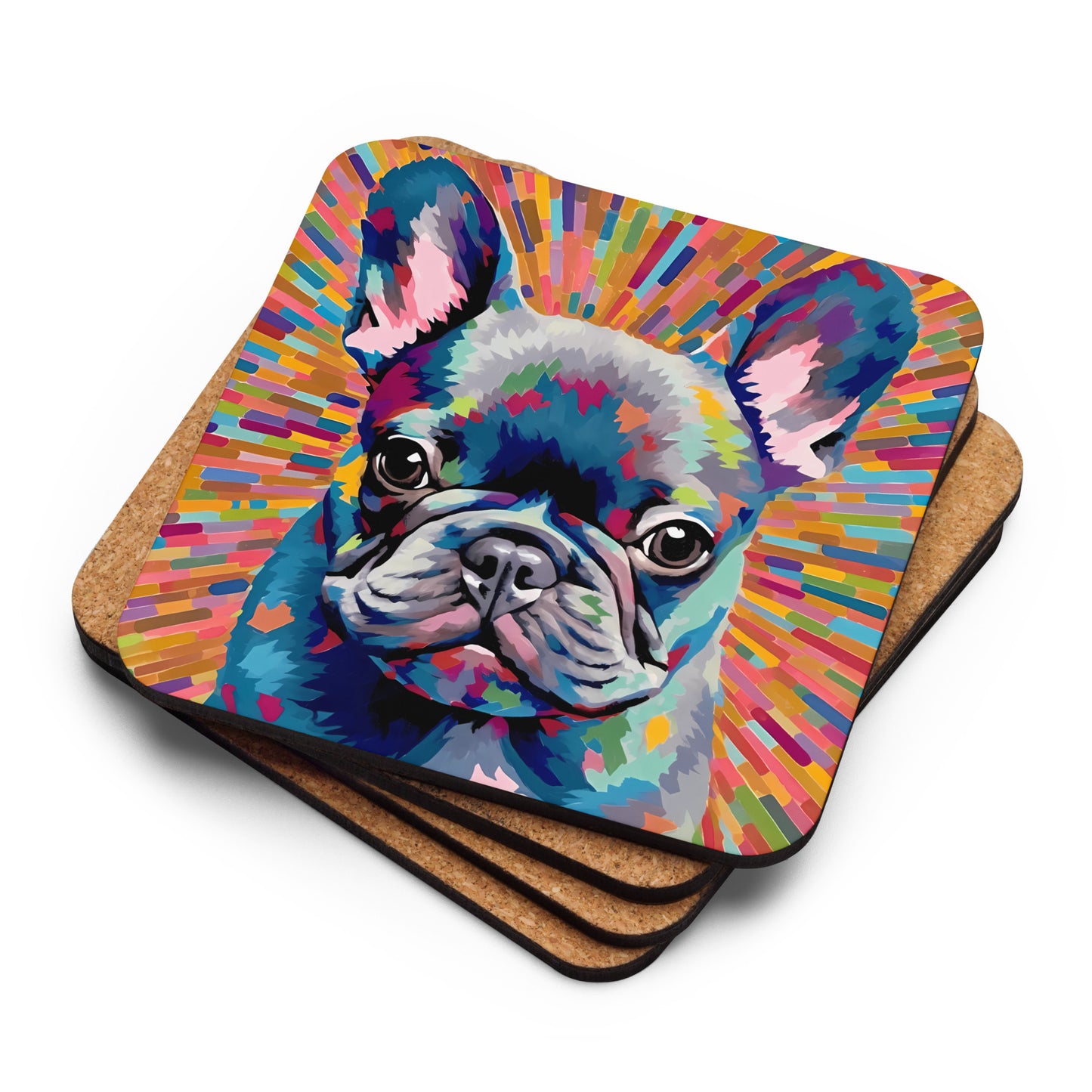Starburst Frenchie Coaster