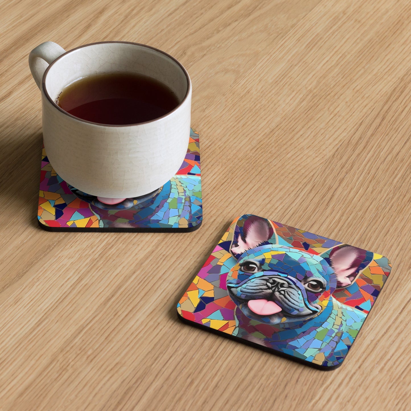 Mosaic Frenchie Coaster