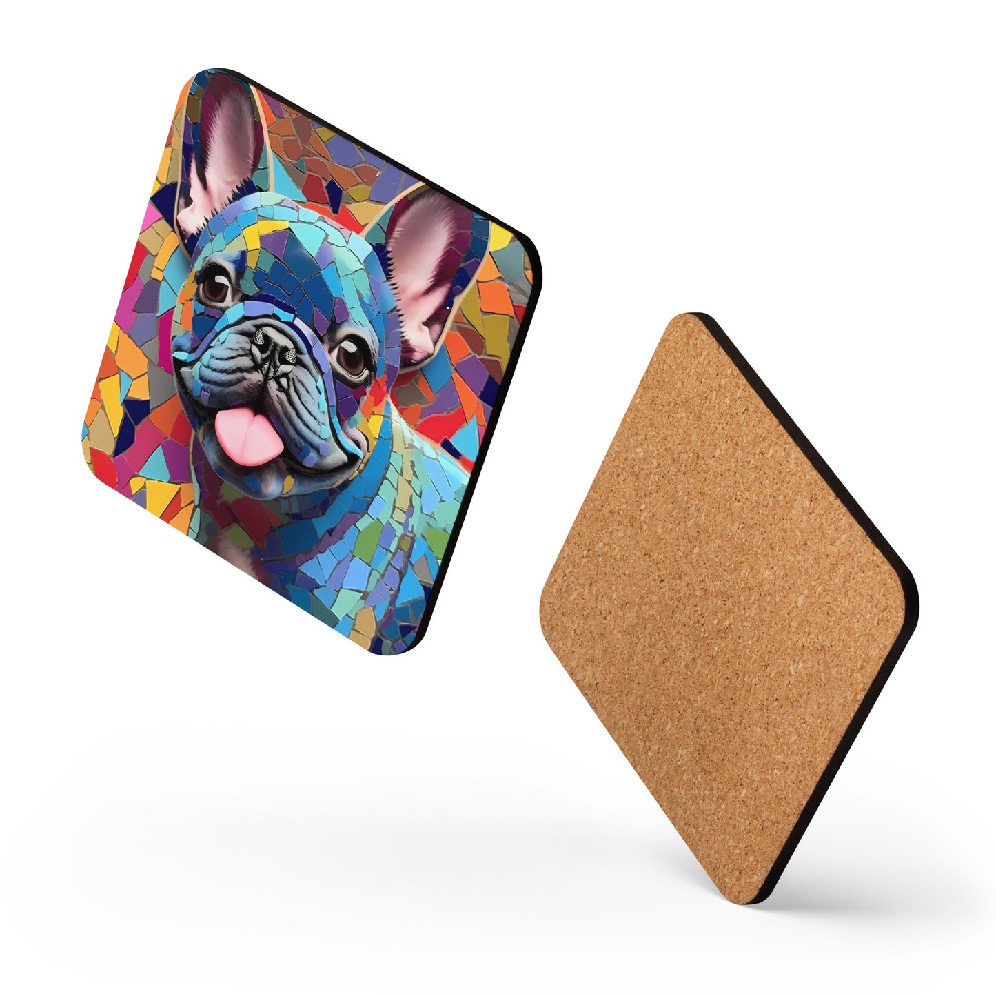 Mosaic Frenchie Coaster