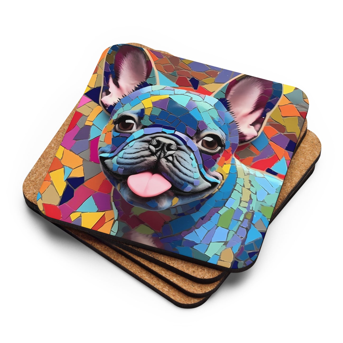 Mosaic Frenchie Coaster