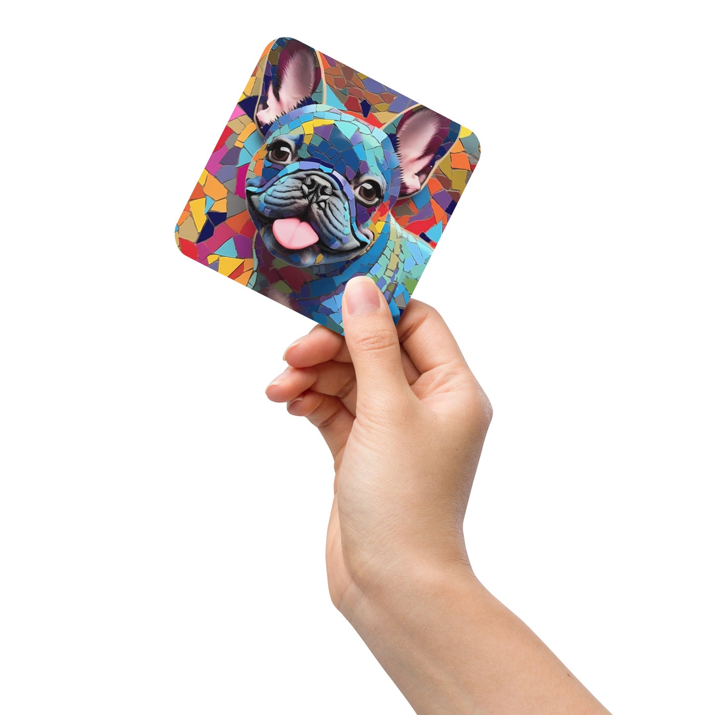 Mosaic Frenchie Coaster