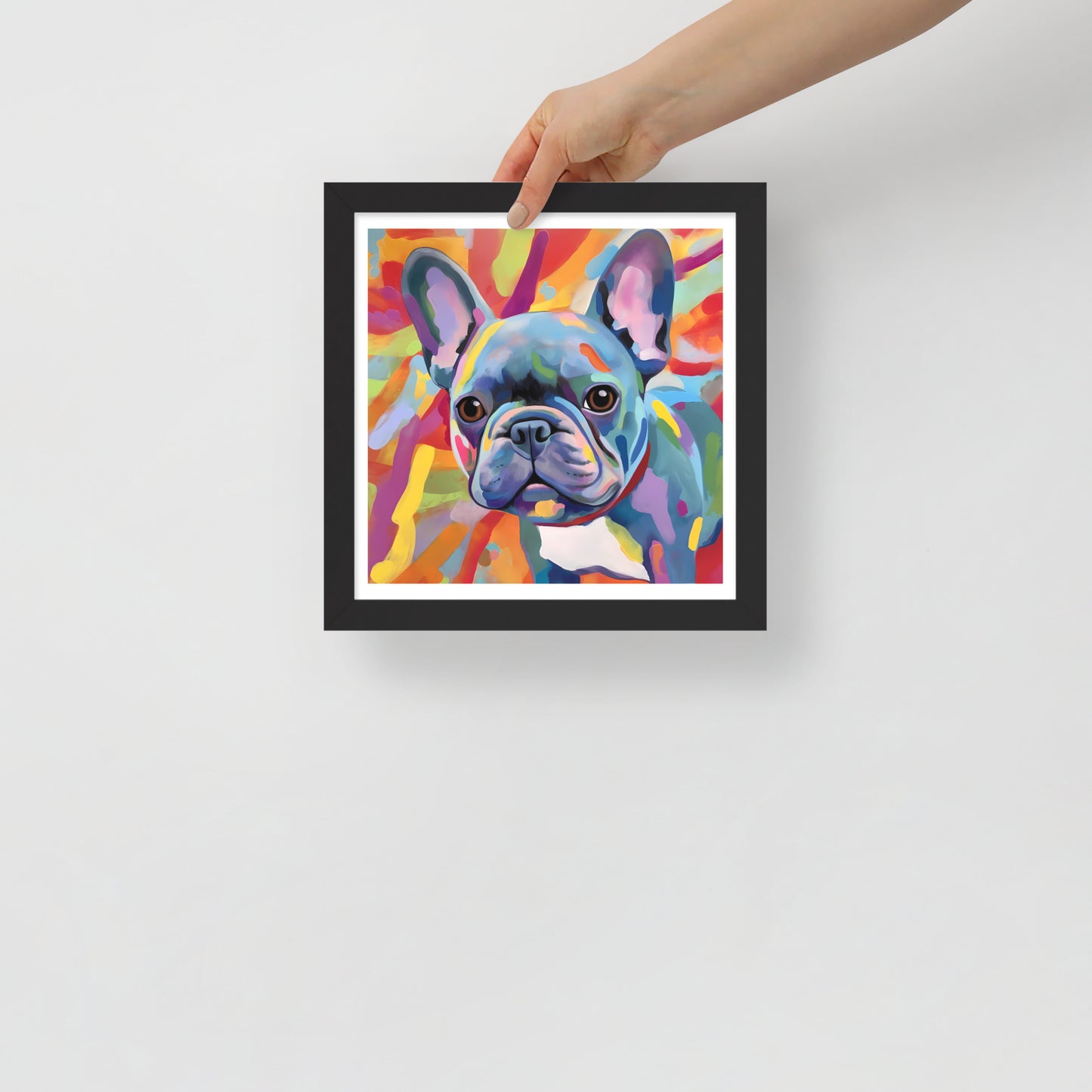 Flourishing Frenchie Framed Poster