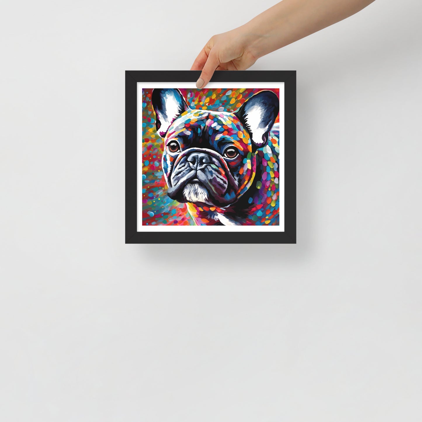 Confetti Canine Framed Poster