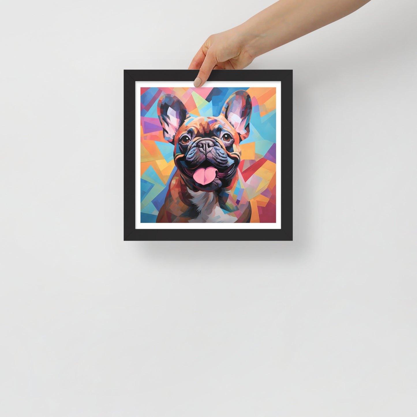 Tessellated Fawn Framed Poster