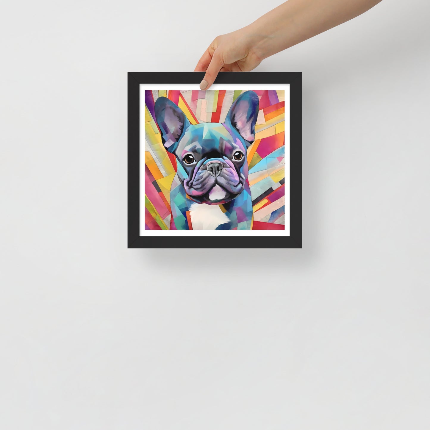 Geometric Gaze Framed Poster