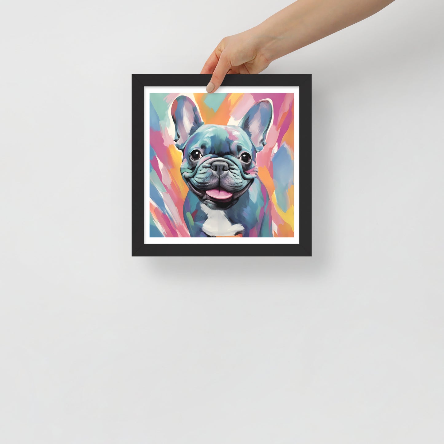 Pastel Pooch Panache Framed Poster