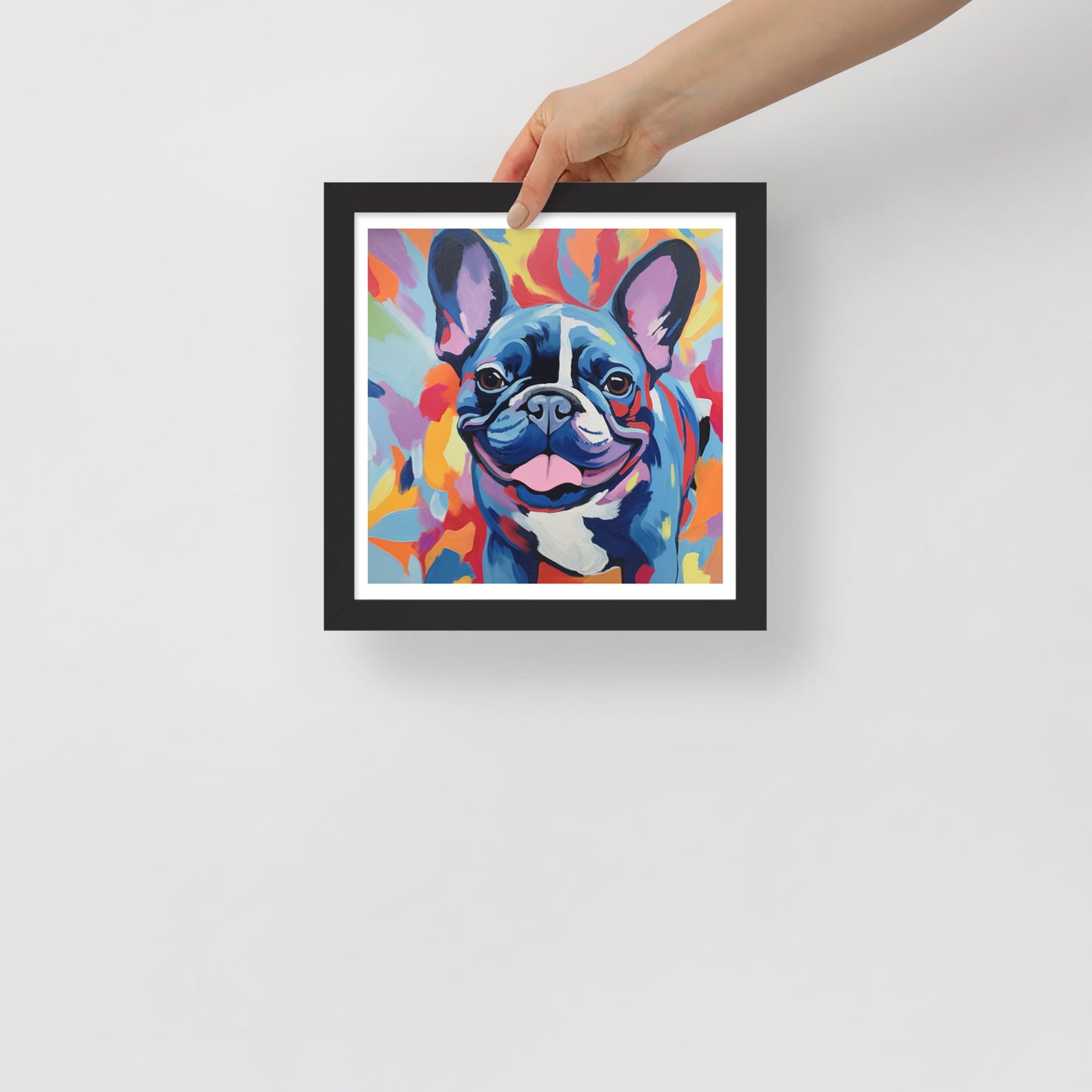Blossoming Blue Framed Poster