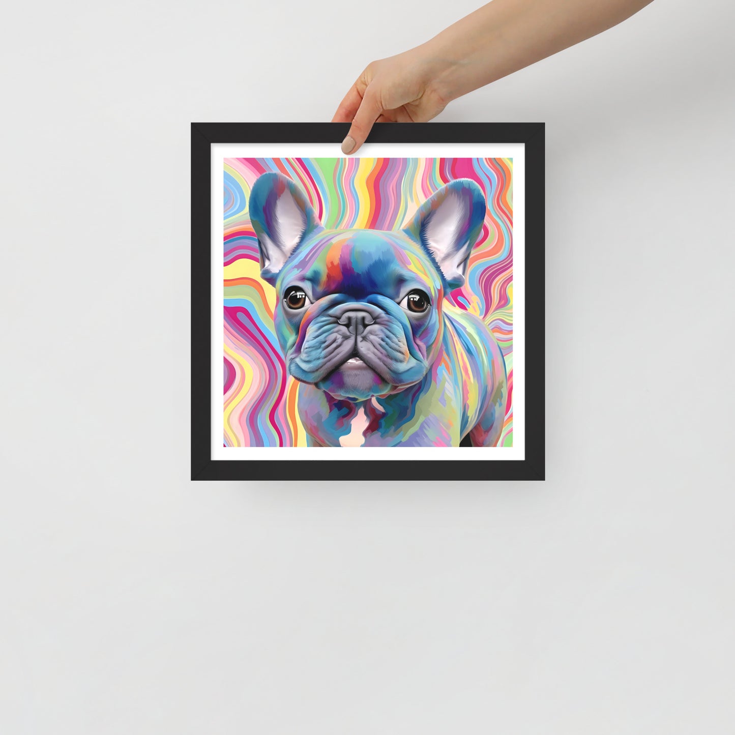 Pawsome Psychedelia Framed Poster