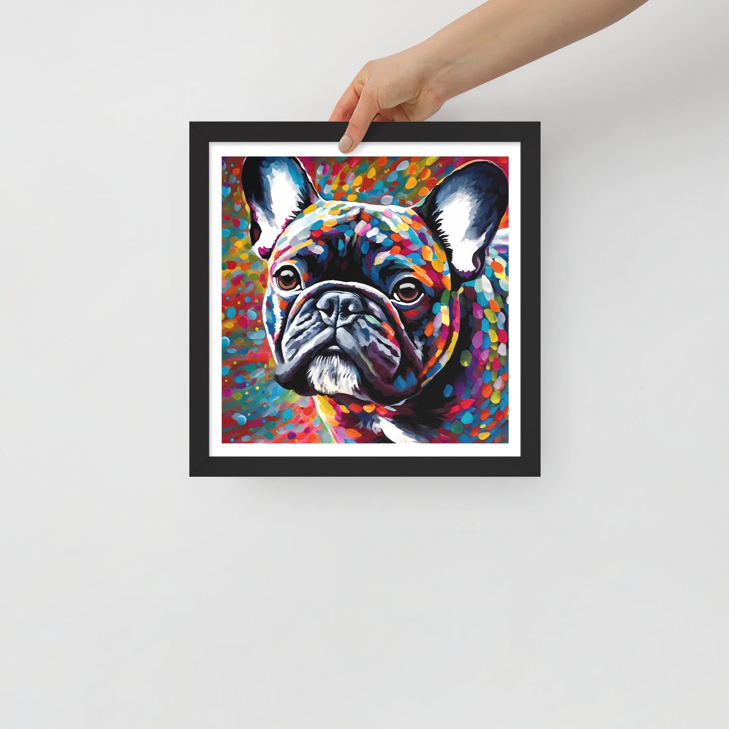 Confetti Canine Framed Poster