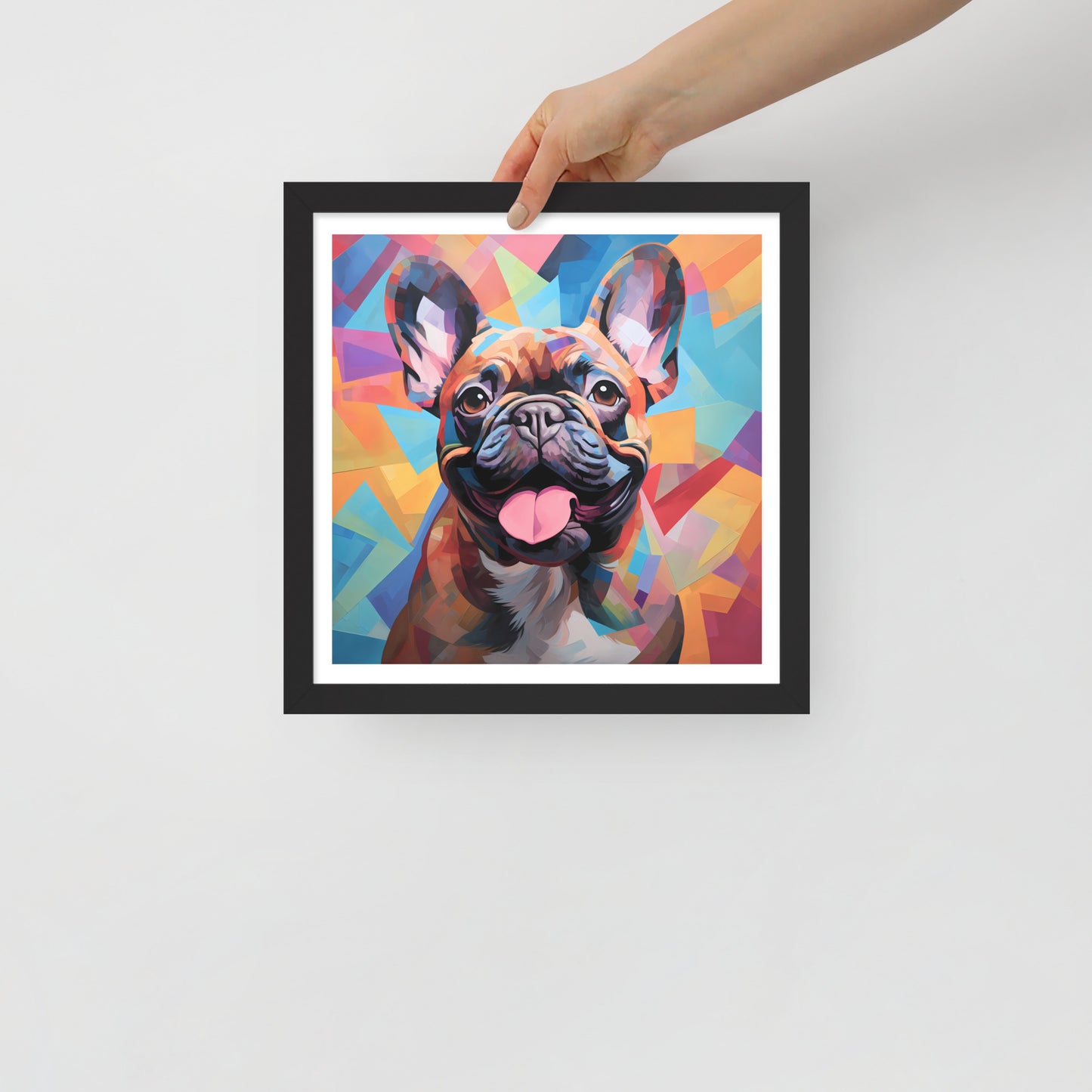 Tessellated Fawn Framed Poster