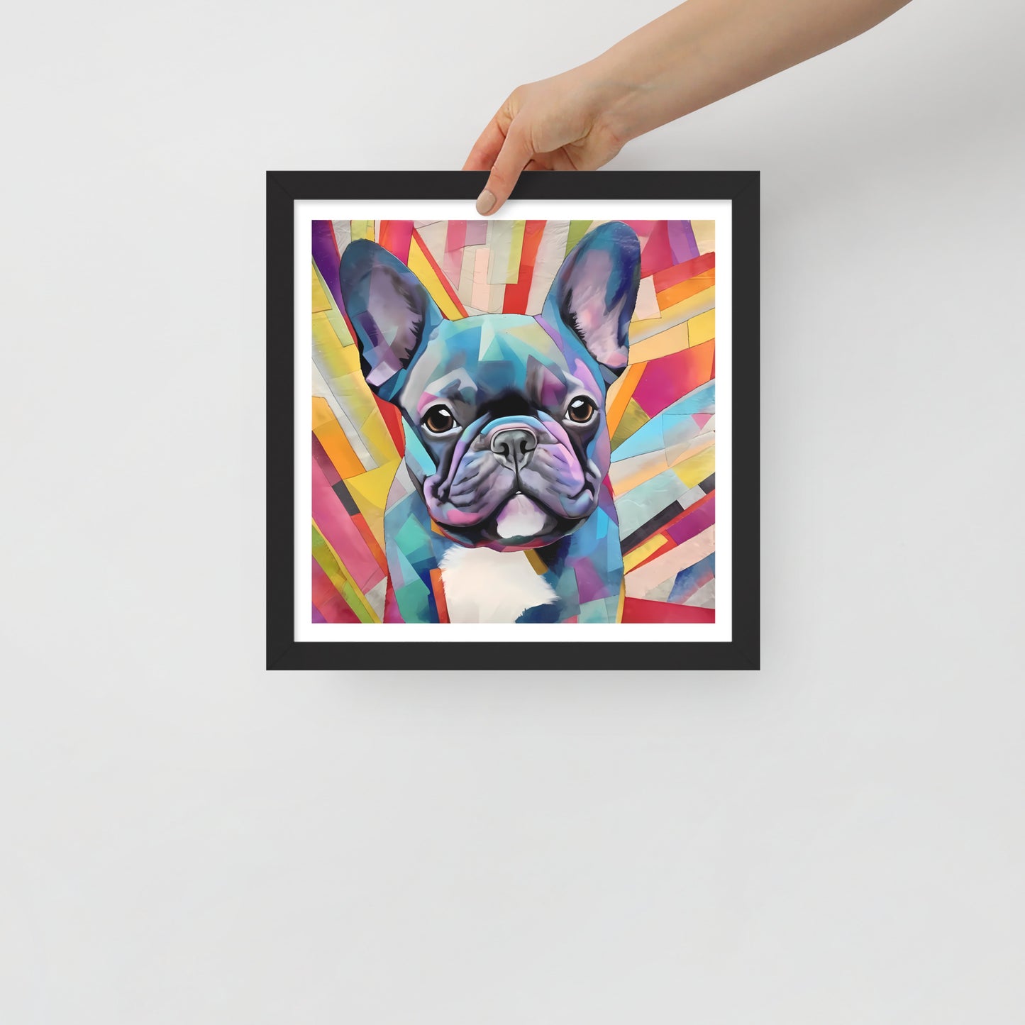 Geometric Gaze Framed Poster