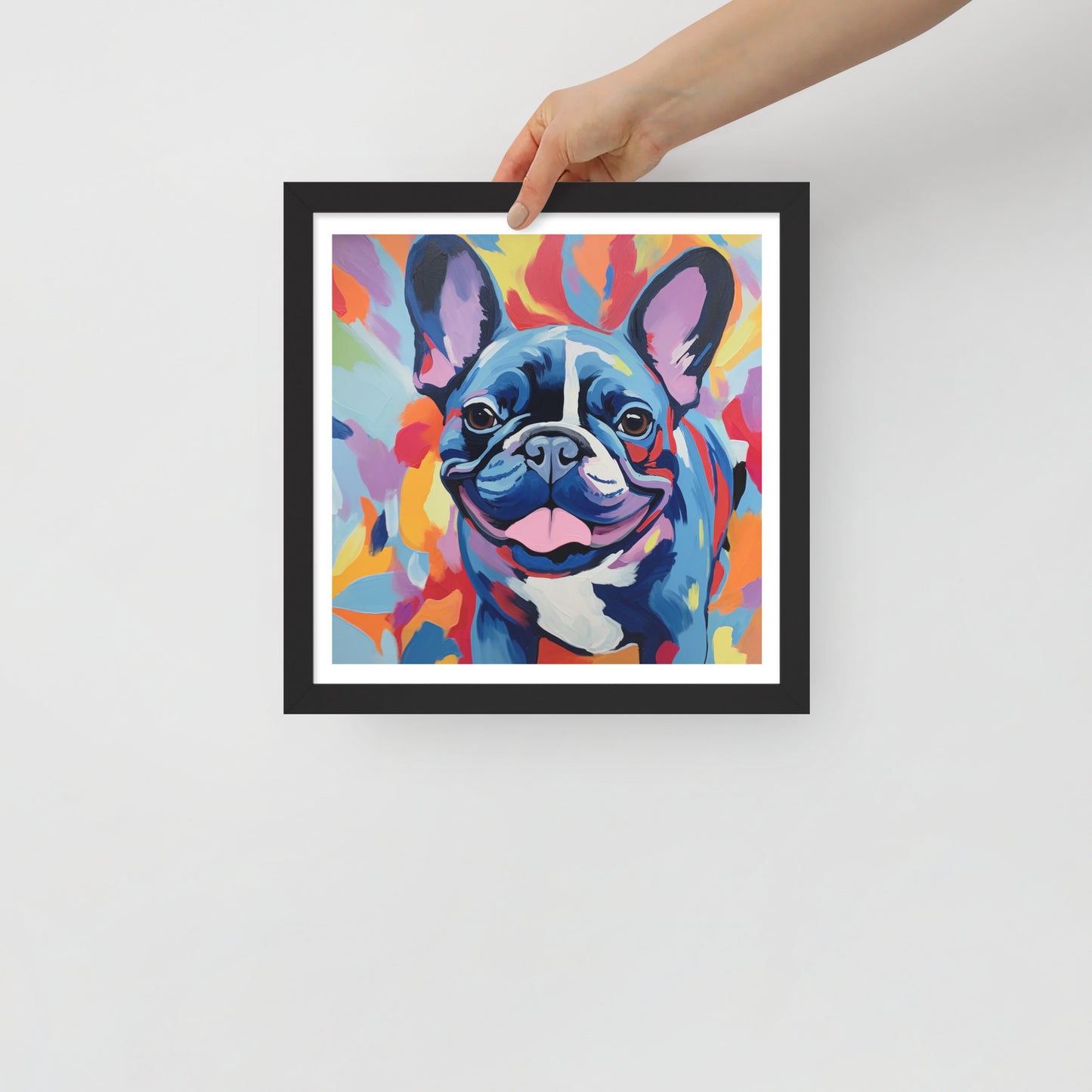 Blossoming Blue Framed Poster