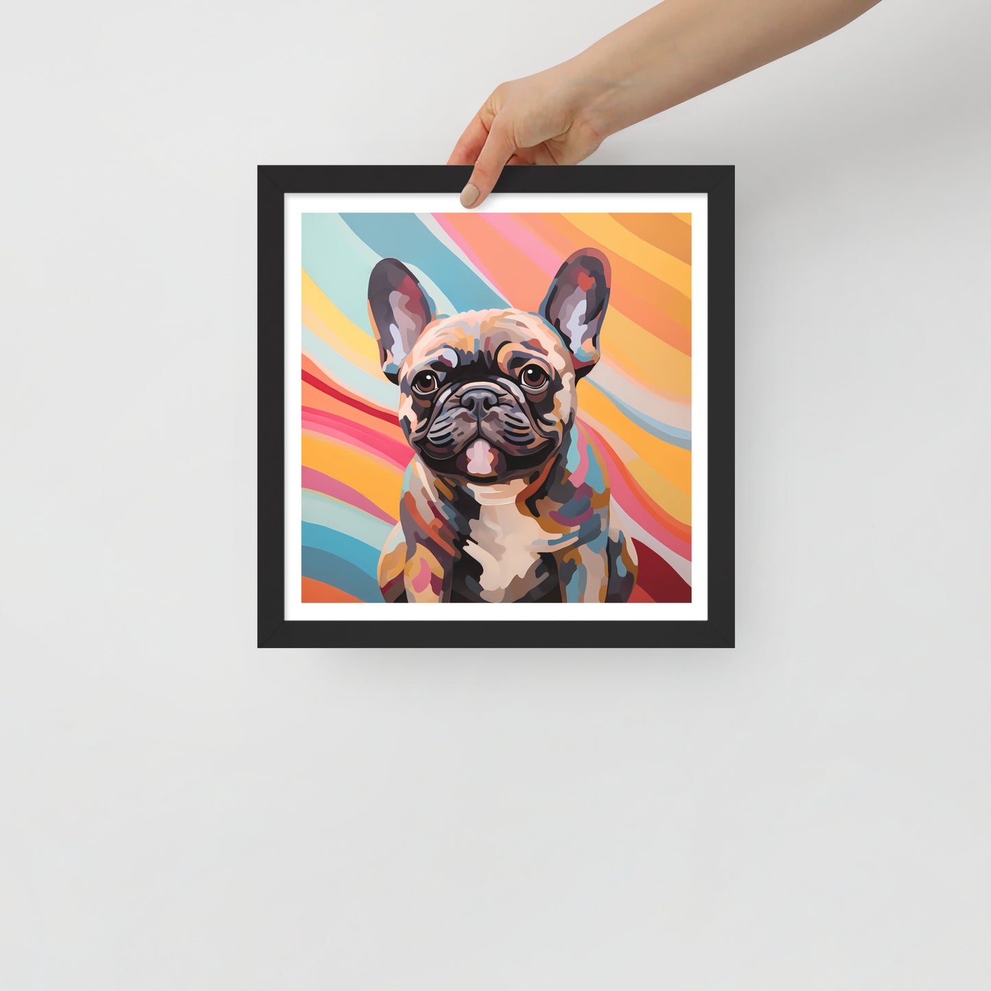 Retro Radiance Framed Poster