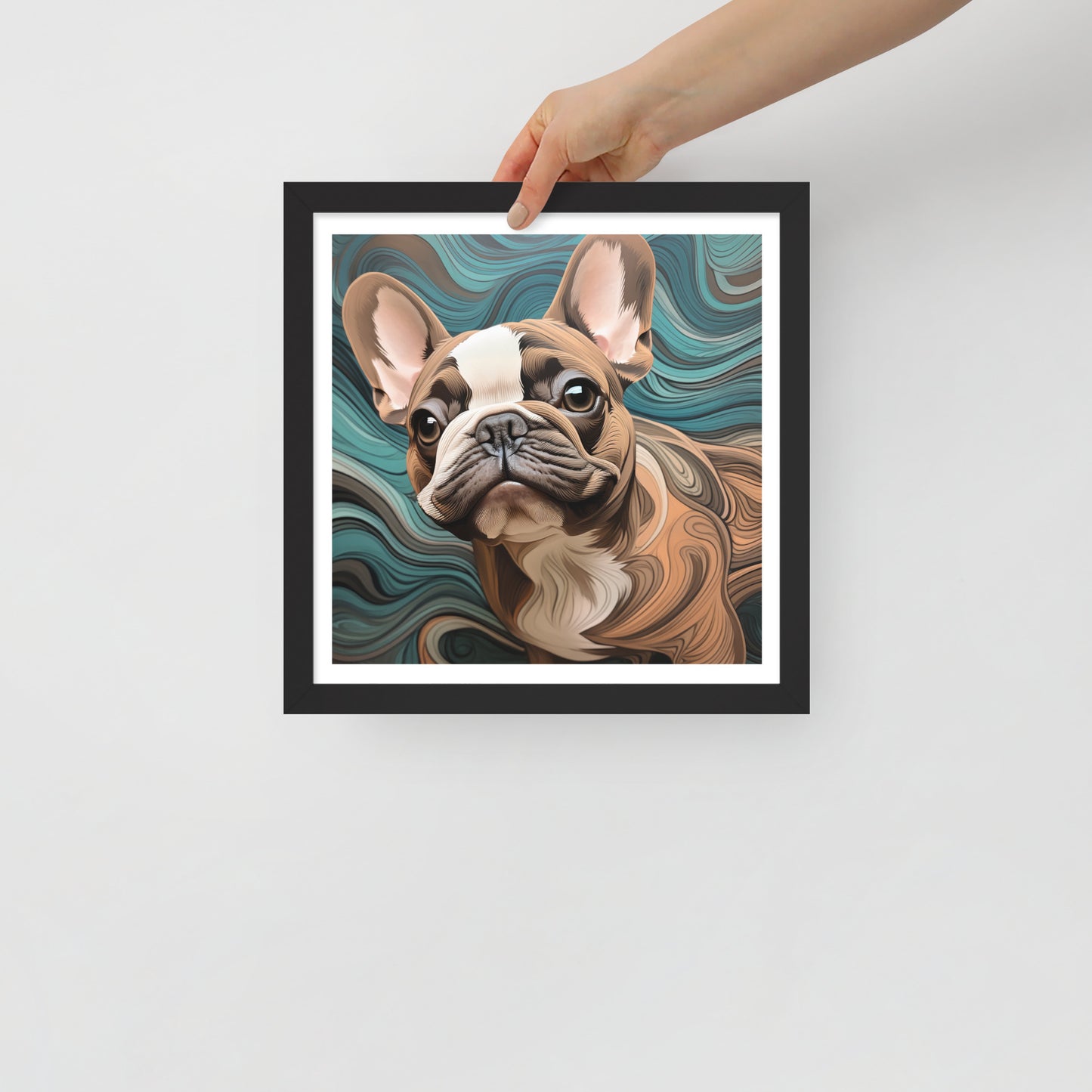 Red Fawn Rhythms Framed Poster