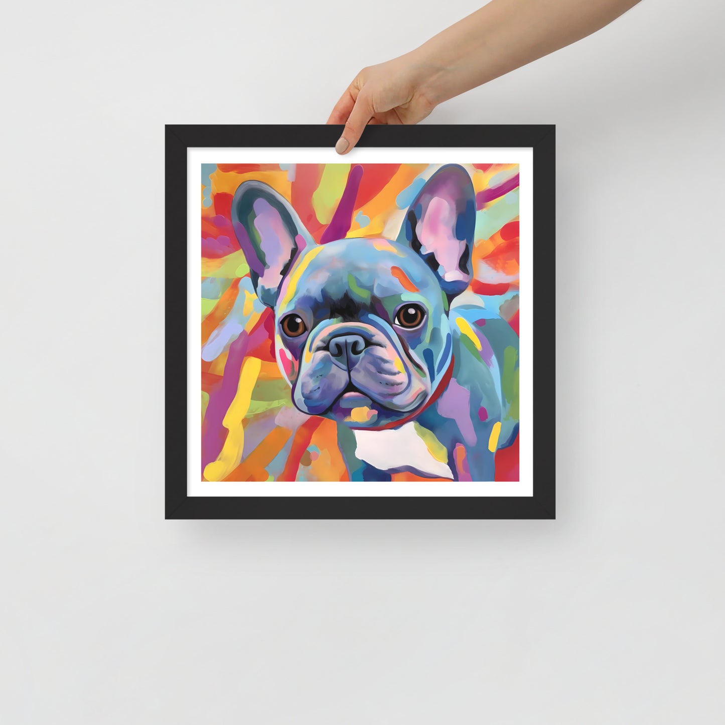 Flourishing Frenchie Framed Poster