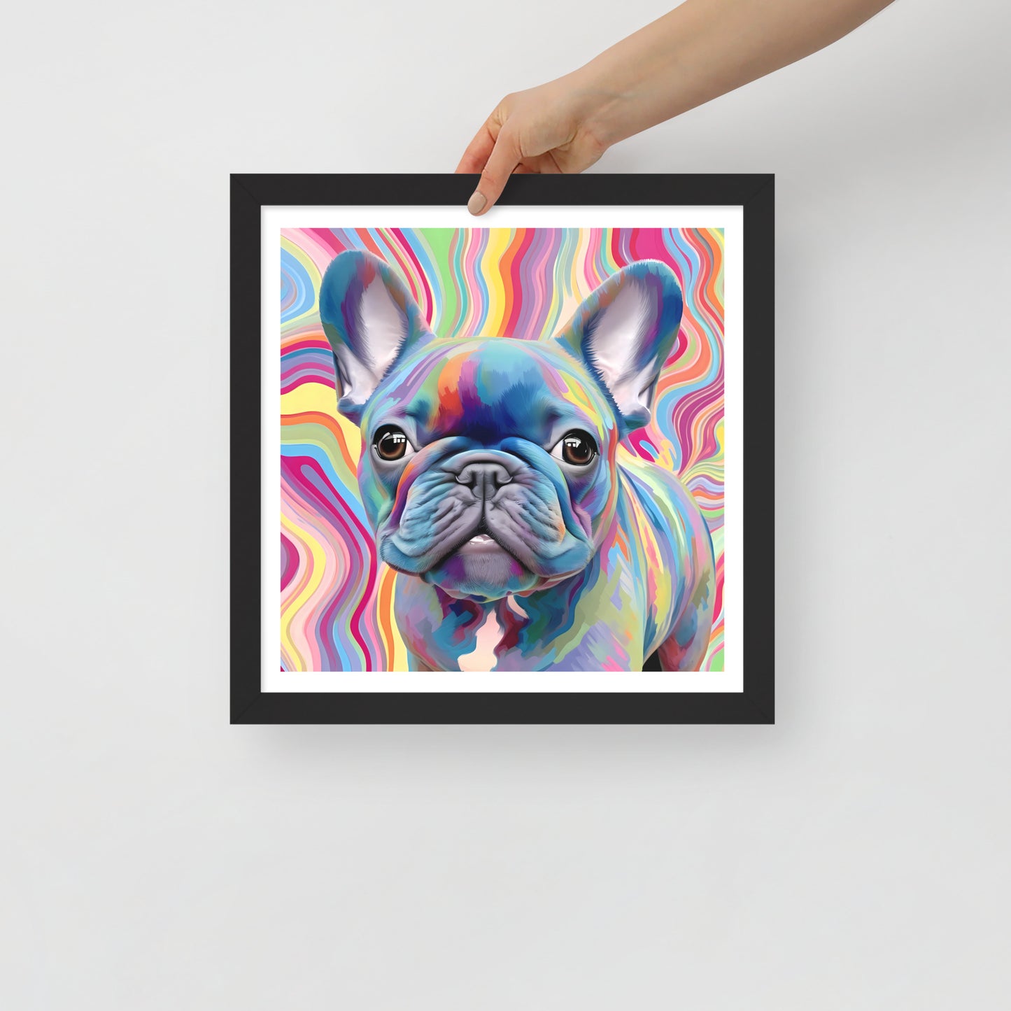 Pawsome Psychedelia Framed Poster