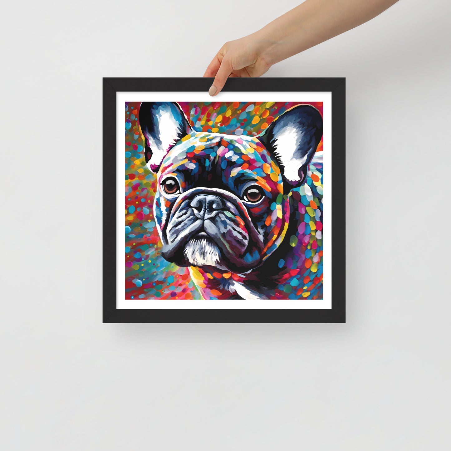 Confetti Canine Framed Poster