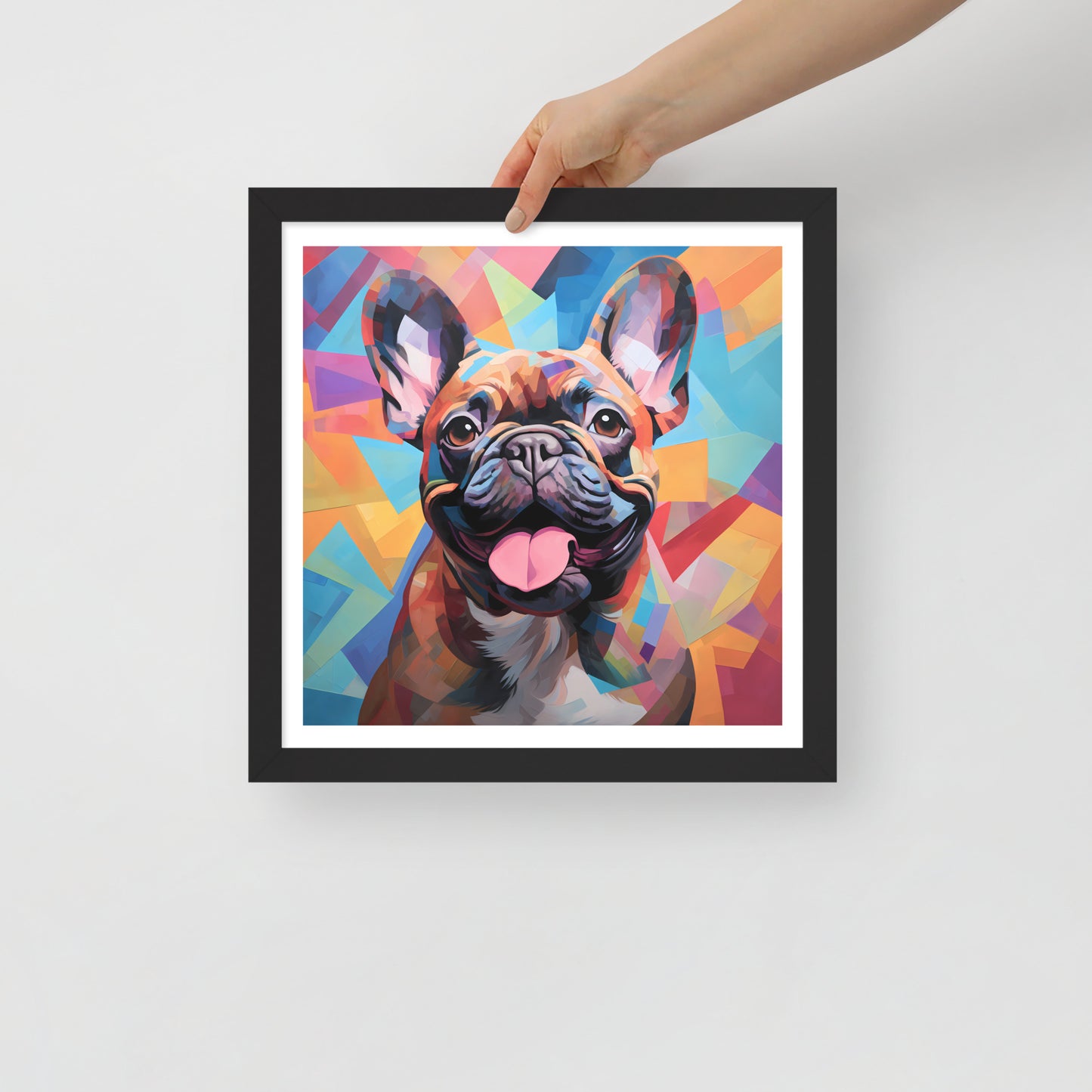 Tessellated Fawn Framed Poster