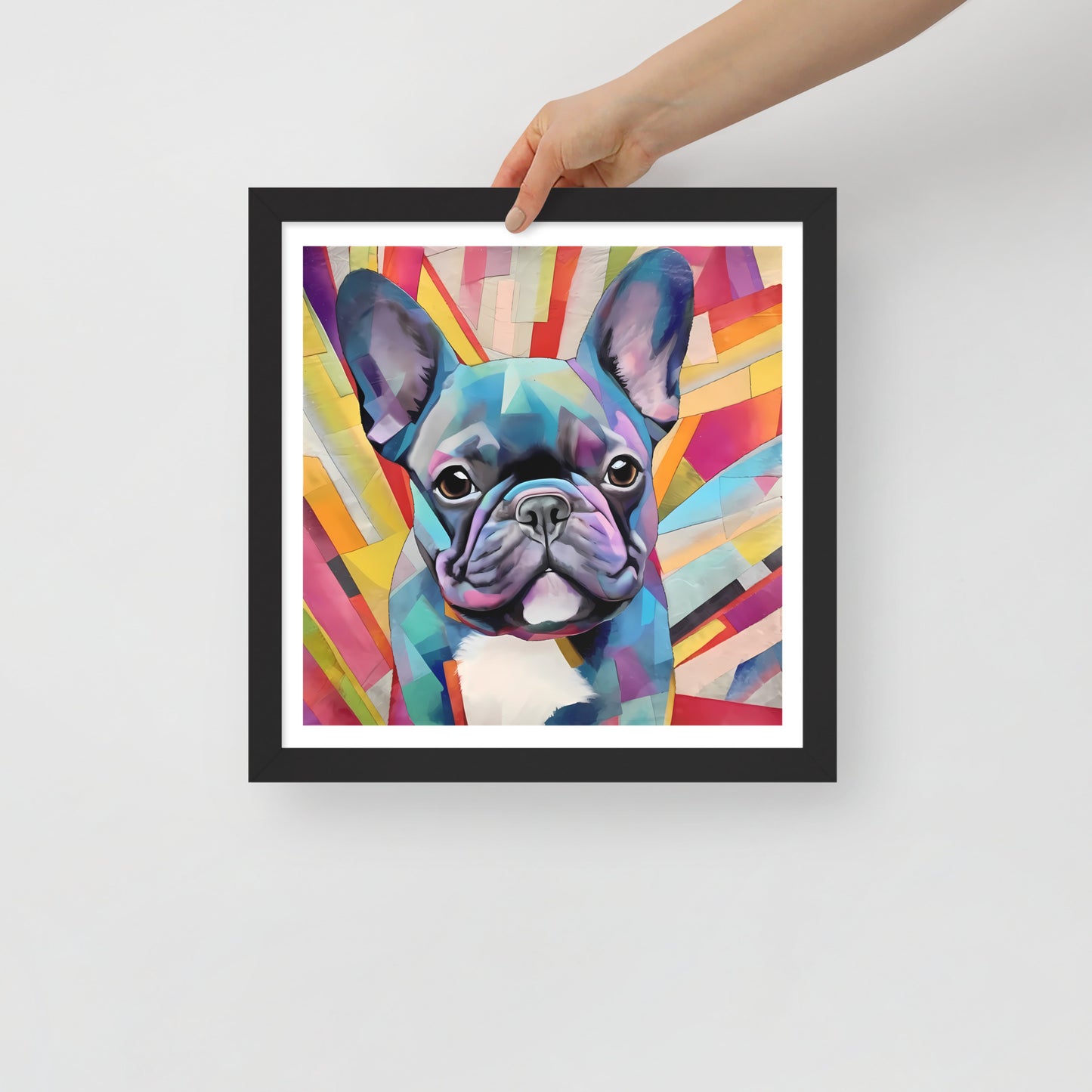 Geometric Gaze Framed Poster