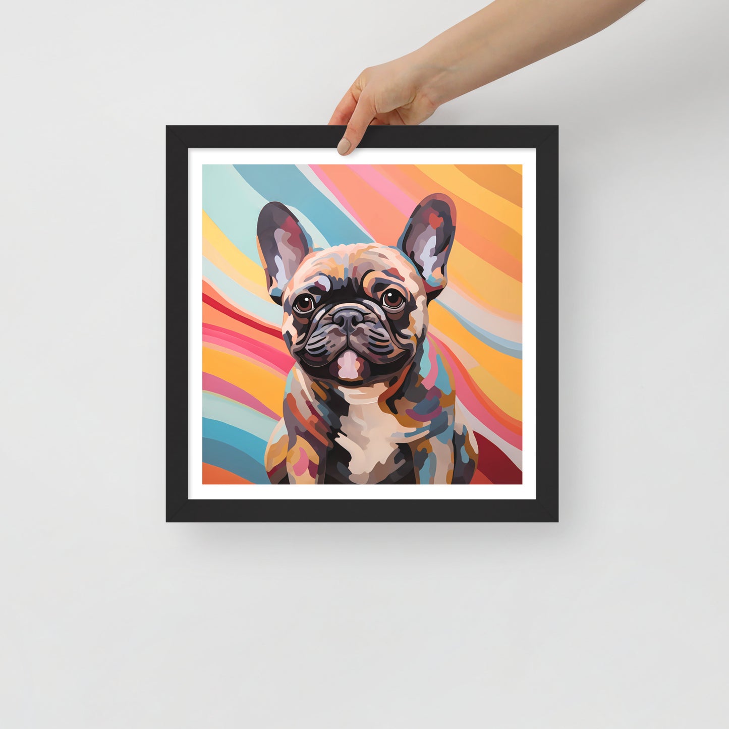Retro Radiance Framed Poster