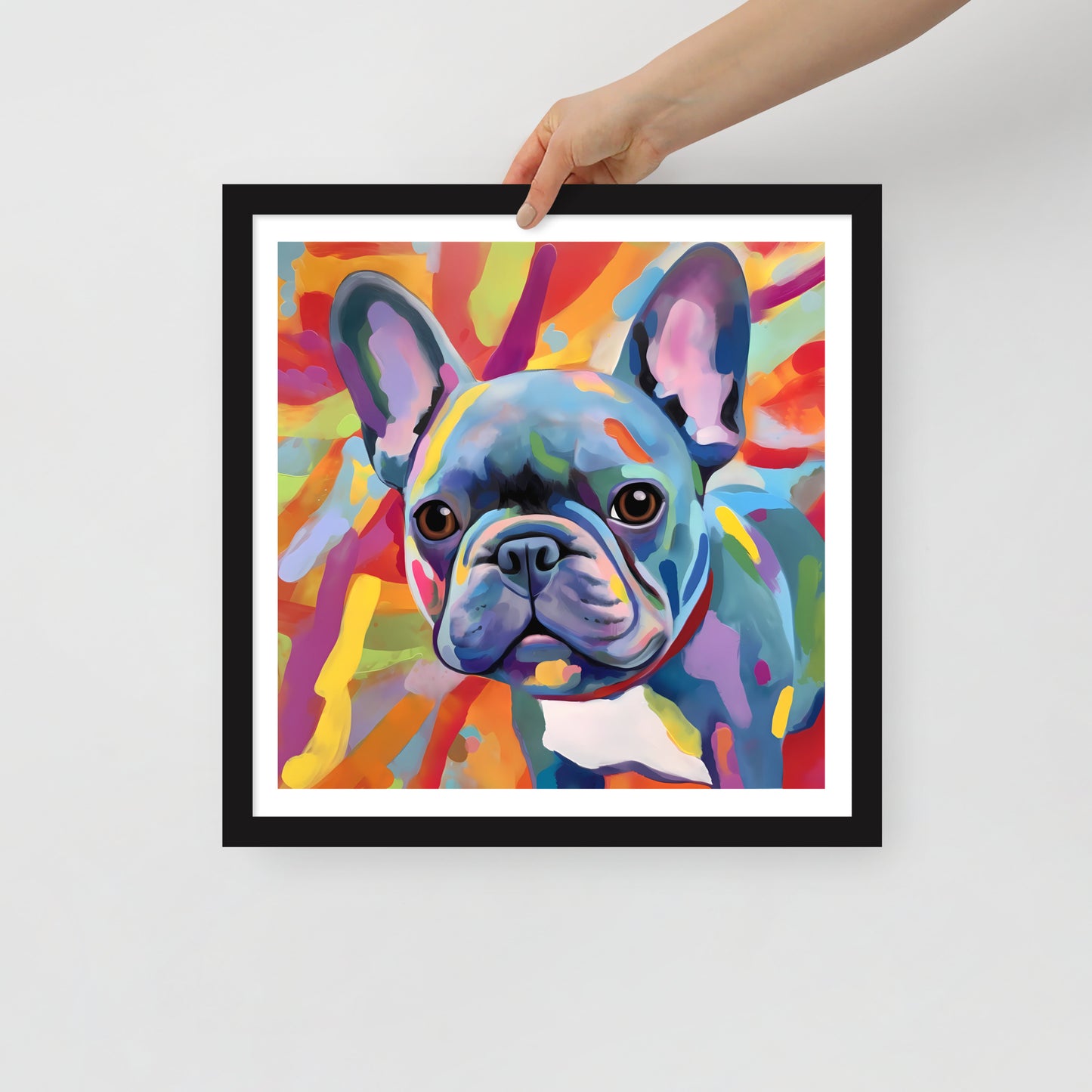 Flourishing Frenchie Framed Poster
