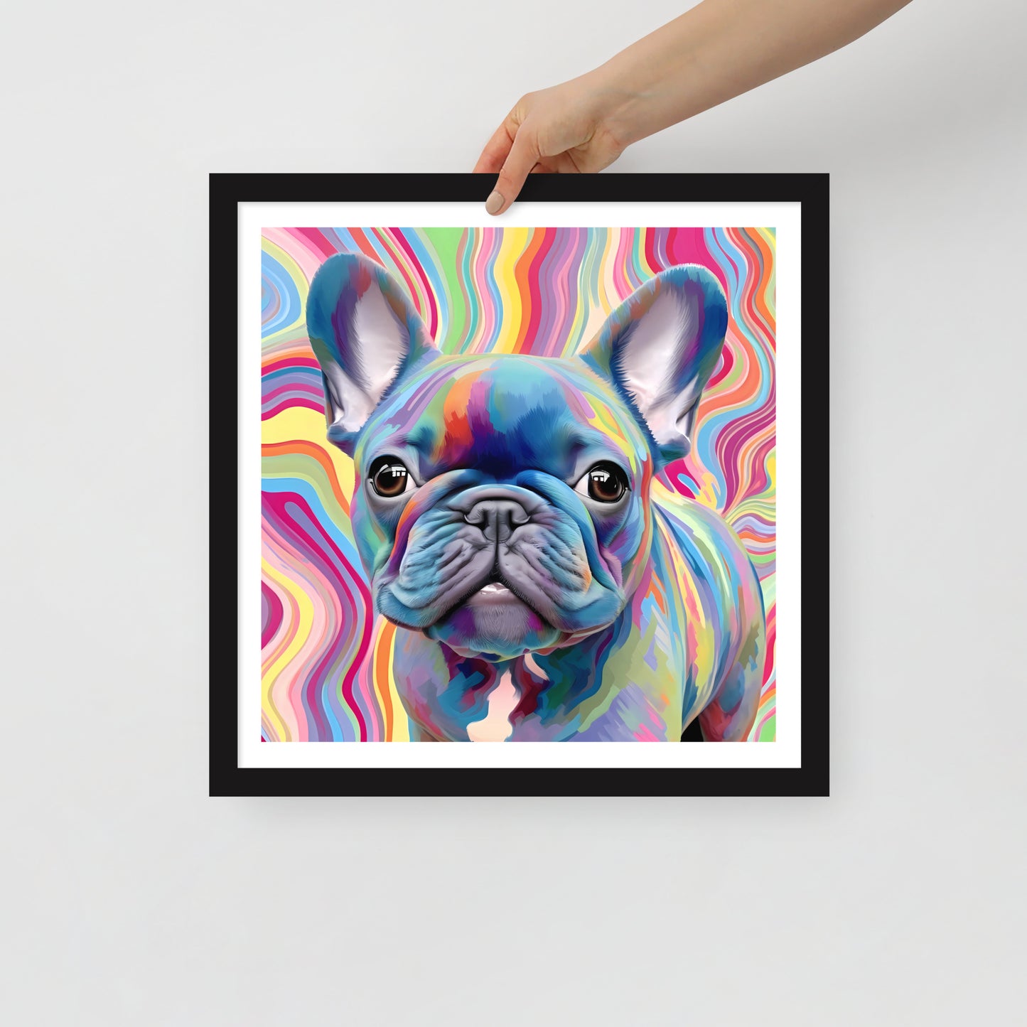 Pawsome Psychedelia Framed Poster