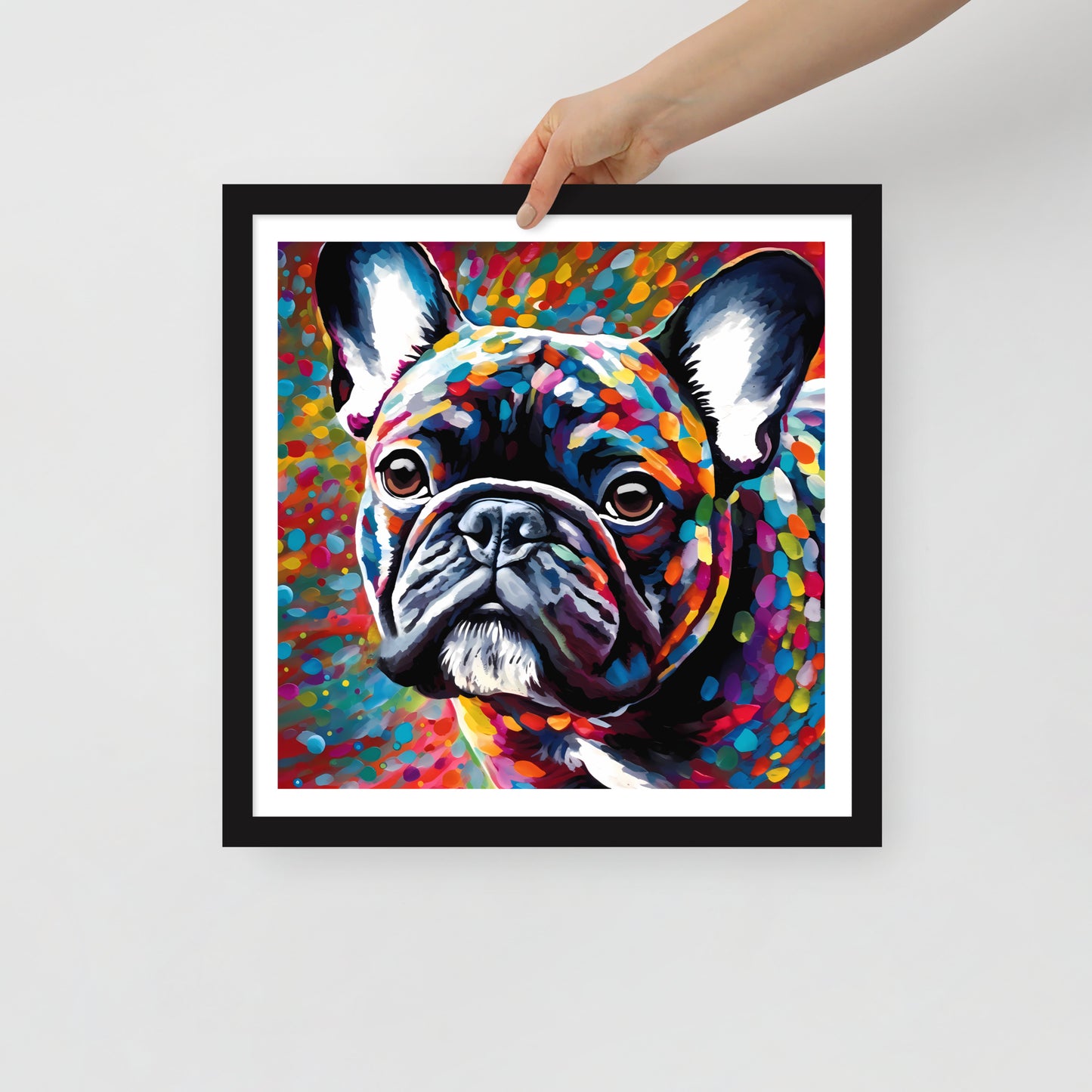 Confetti Canine Framed Poster