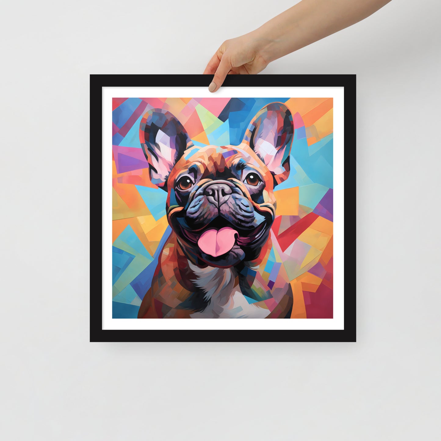 Tessellated Fawn Framed Poster