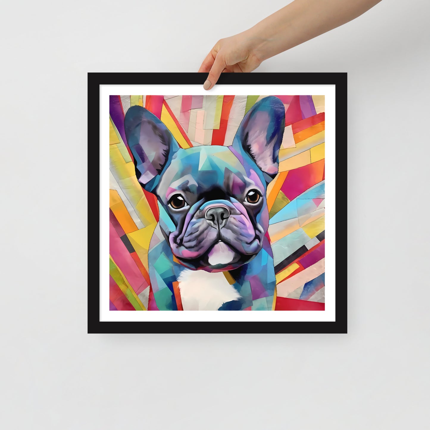 Geometric Gaze Framed Poster
