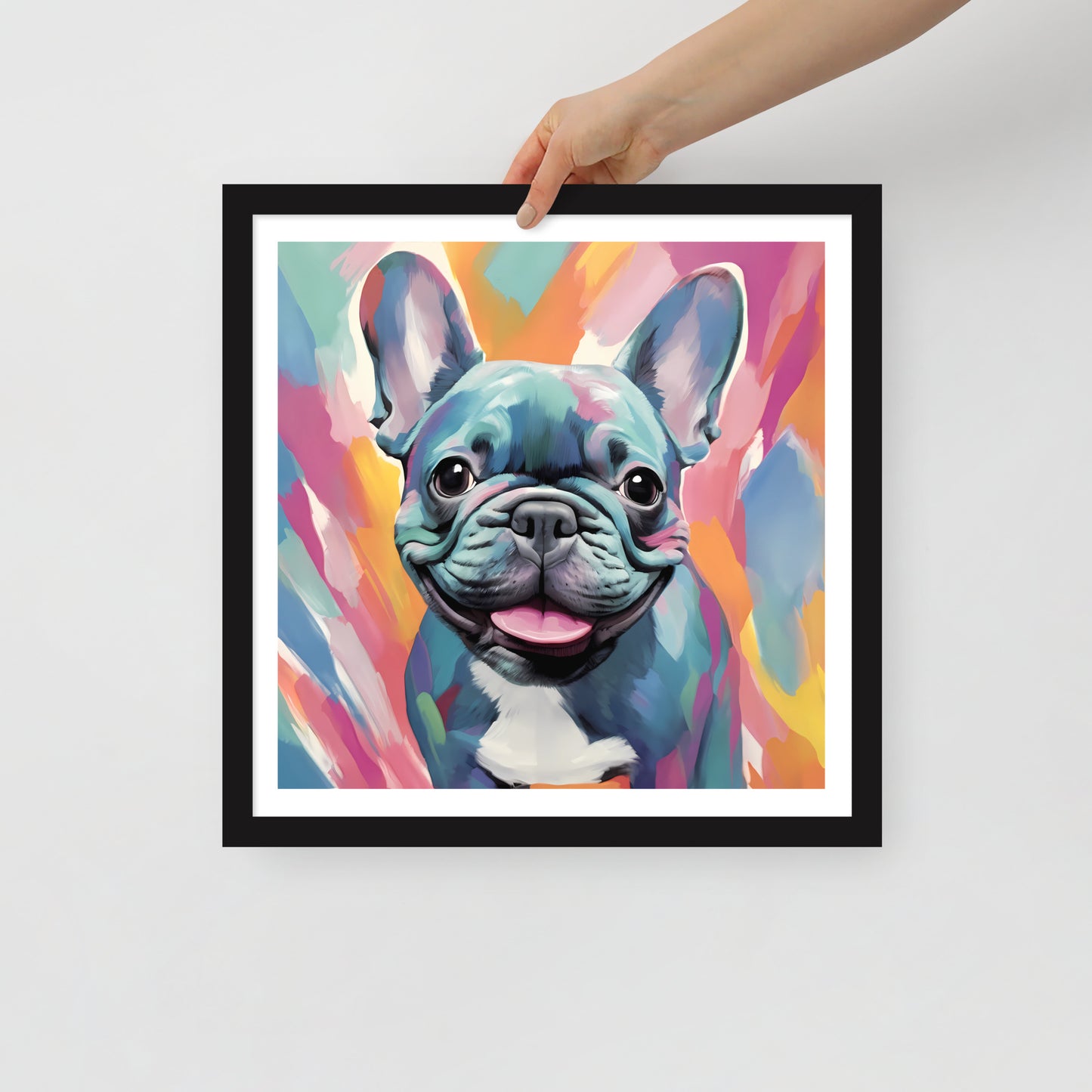 Pastel Pooch Panache Framed Poster