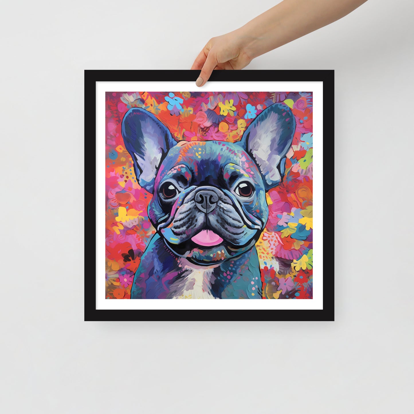 Petal Pooch Framed Poster