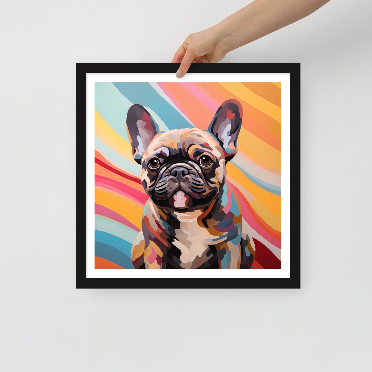 Retro Radiance Framed Poster