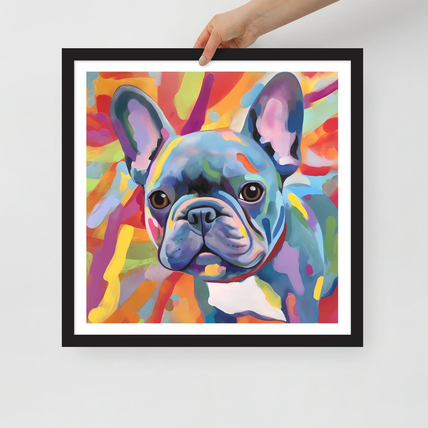 Flourishing Frenchie Framed Poster