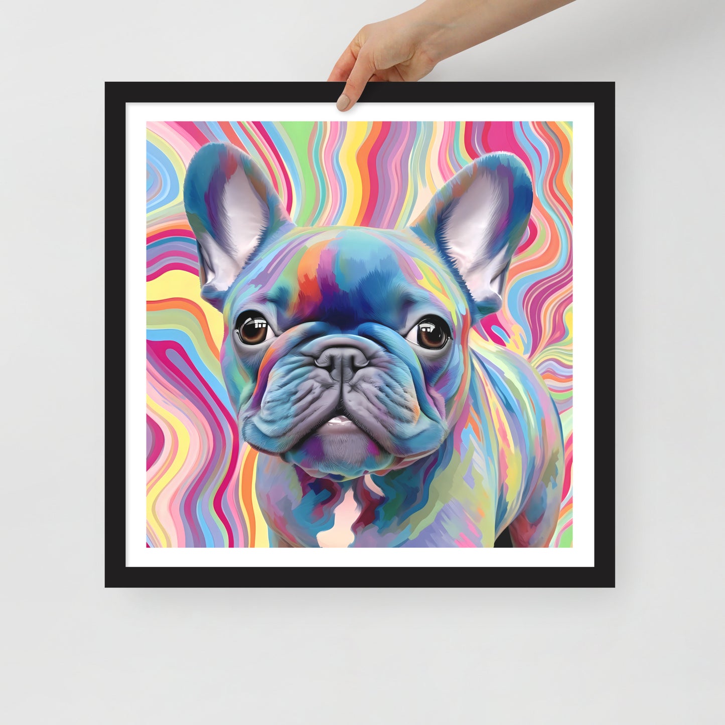 Pawsome Psychedelia Framed Poster