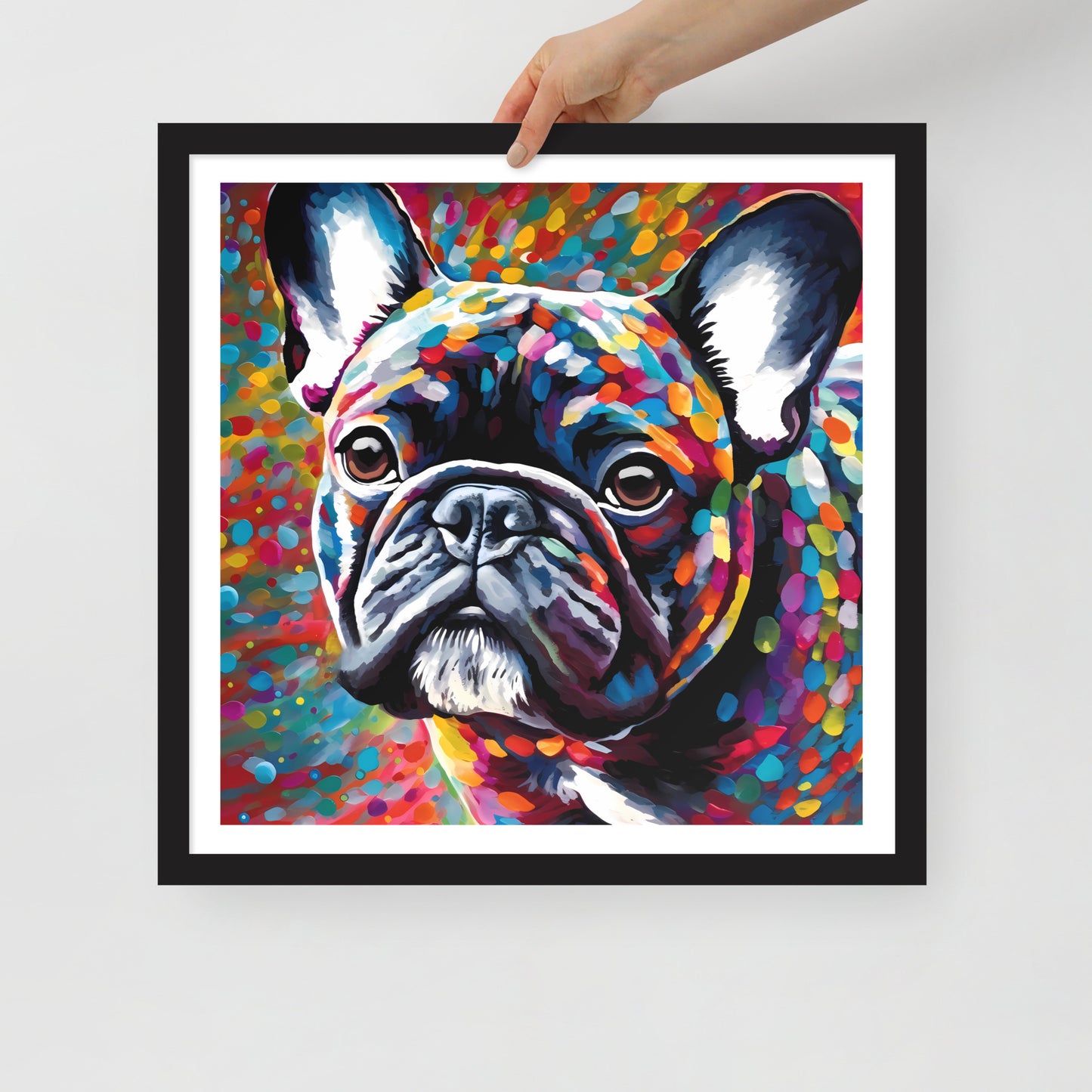 Confetti Canine Framed Poster