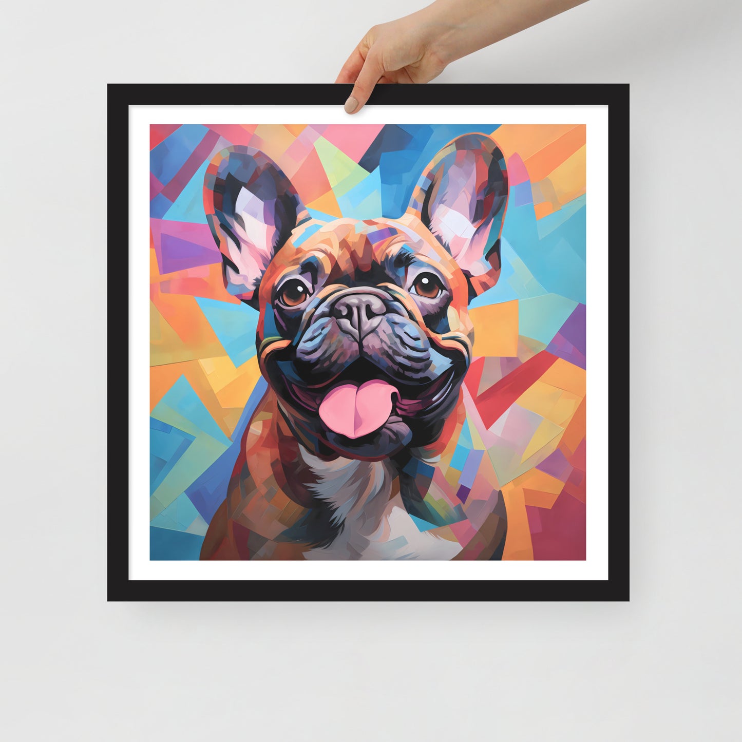 Tessellated Fawn Framed Poster