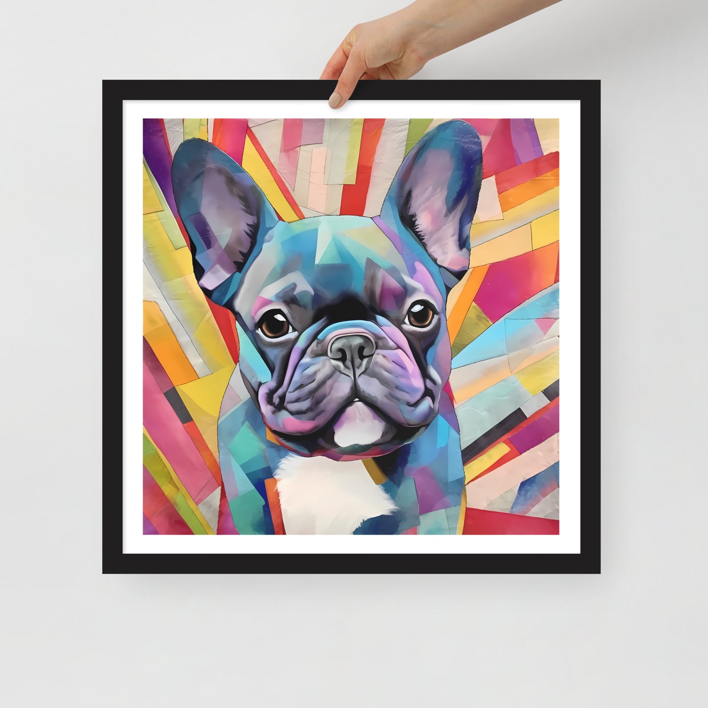 Geometric Gaze Framed Poster